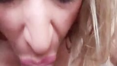 Close Up blow-job And Sperm In Mouth