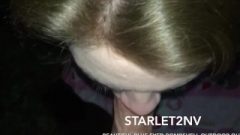 Sexy Blue Eyed Bombshell Starlet2nv Outdoor Quickie Blow-Job