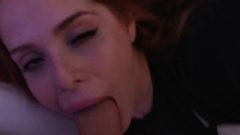 Blow Job After Waking Up Spicy Readhead Teen. Spunk In Mouth, Amateur Blow Job