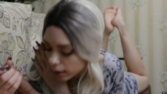 POV Blow-Job From Step Sister While Parents In The Next Room