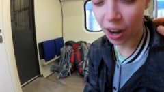 Geniune Public Blow-Job In The Train