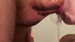 Juicy Deepthroat Ends With Pulsating Oral Creampie And Gulp