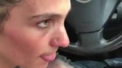 Blow Job With Slurp In Car From Bitch