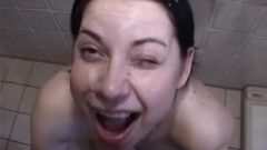 Amateur Girlfriend Receives Massive Loads Of Spunk On Her Face